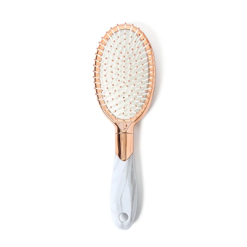 

Women Hair Brush Marbling Airbag Scalp Massage Comb Rose Gold Luxury Combs Anti-Tangle Smooth Curly Hair Comb Hair Styling Tool