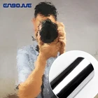 Зеркальные серебряные настенные наклейки 0,4x3 м, наклейки на холодильник, самоклеящиеся водонепроницаемые обои, пленка для реставрации электрической мебели