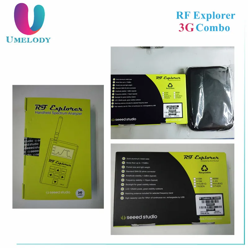

Umelody RF Explorer 3G Combo Spectrum Analyzer winder