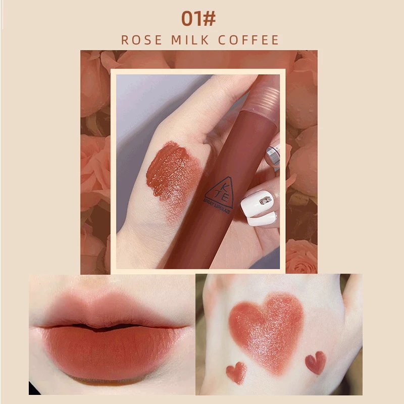 

Блеск для губ 6 цветов, бархатная помада, матовая зеркальная стойкая водостойкая жидкая помада, матовая бархатная шелковая губная помада, не...