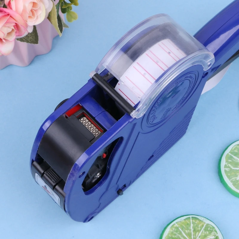 

B2RC MX-5500 EOS 8 Digits Price Tag Labeler Labeller Label Paper + 2 Ink Roller