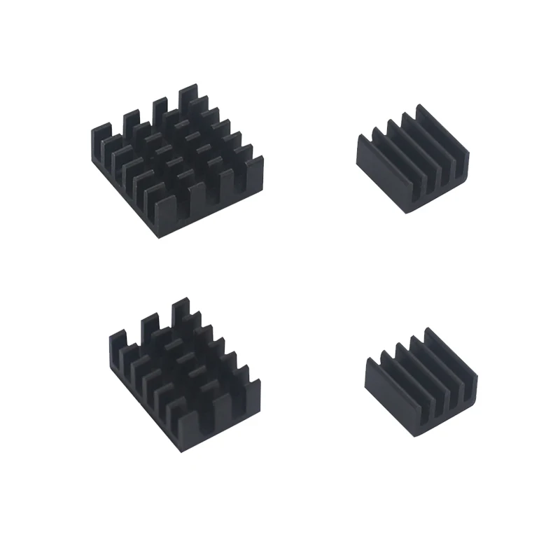 5 шт./партия 10 шт./партия алюминиевый радиатор для Raspberry Pi 4B алюминиевый кулер радиатор комплект для Raspberry Pi 4 Модель B Pi 4B