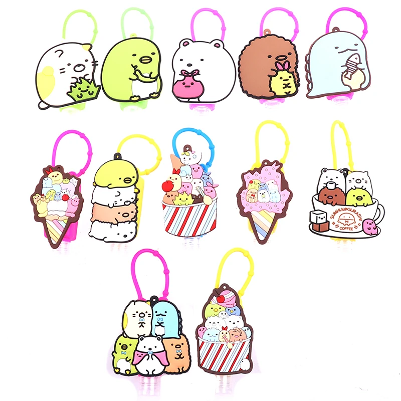 

Funny Cartoon Silicone Shower Bath Hand Sanitizer Bottle Holder Portable