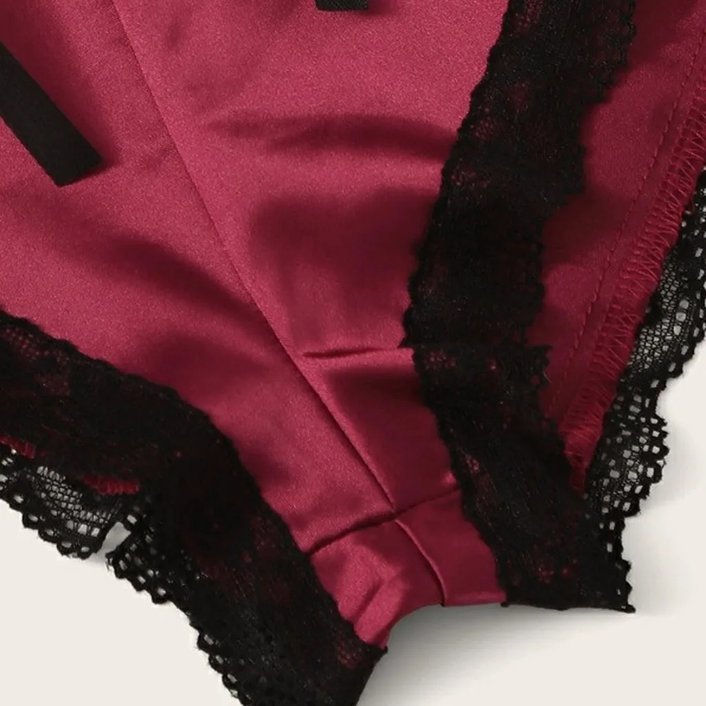 Silk Satin Underwear Lady Sexy Flowers Floral Lace Pajamas Women Suit Shorts S-xxl Fashion Summer Lingerie Py4 | Женская одежда