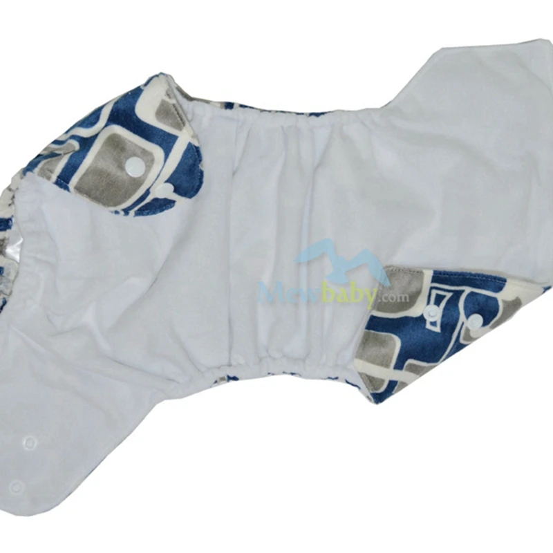 Моющийся детский тканевый подгузник многоразовый Карманный с 3 слойной вставкой