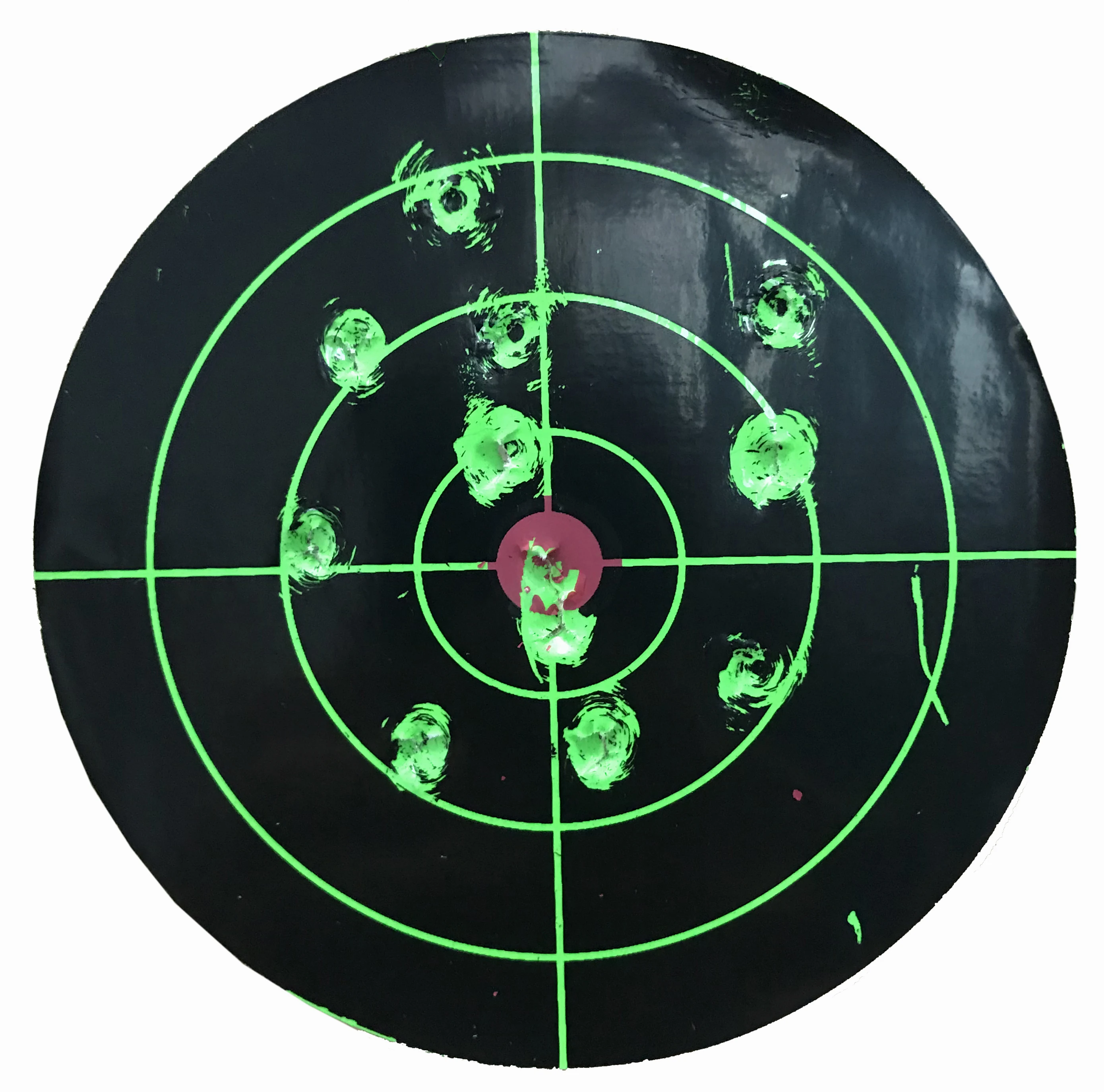 

Самоклеящиеся брызги 8 дюймов x 8 дюймов, разбрызгивающиеся и реактивные (влияние цветов), наклейки для стрельбы по мишеням (глаза быка), 25 шт. в упаковке