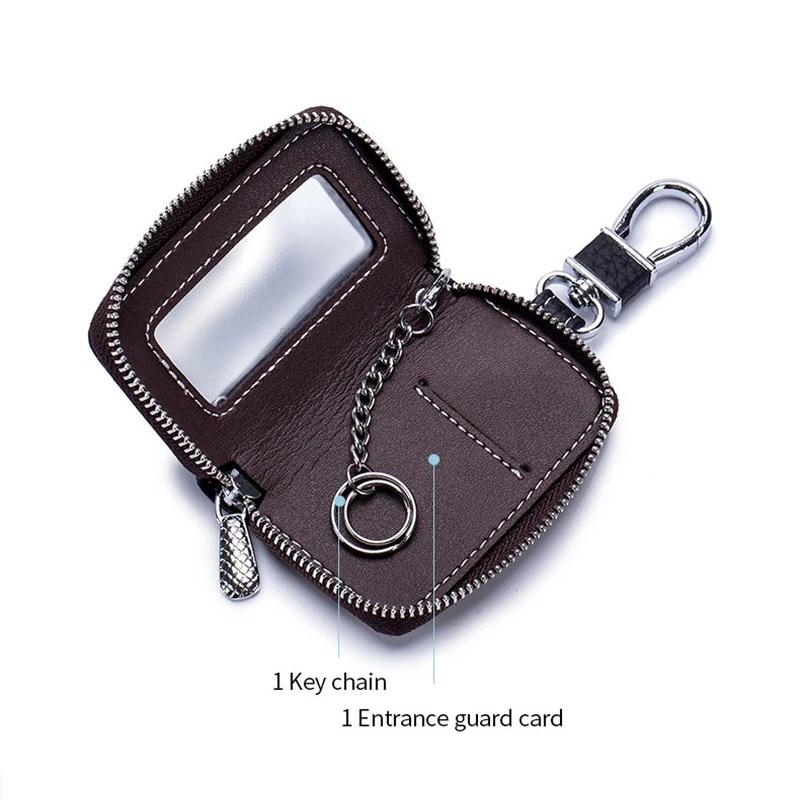 2020 натуральный кожаный кошелек для ключей мужчин и женщин сумка автомобильных