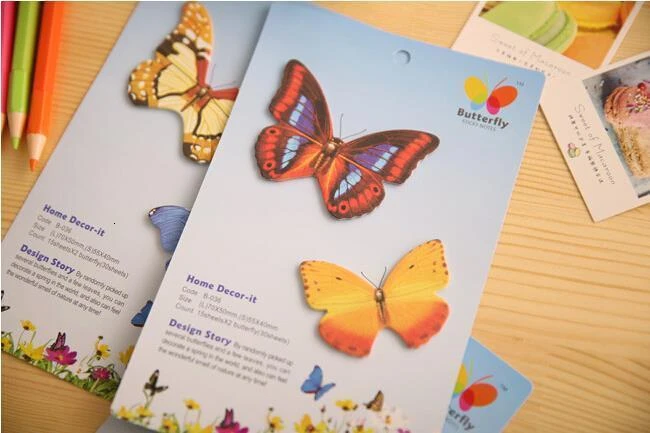 1 шт. Стикеры для заметок в виде бабочек|padded bathing suit tops|pad volumepad silicone |