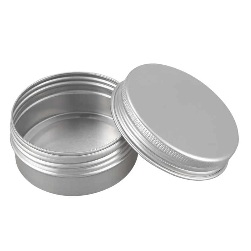 Вакуумный косметический контейнер банка из алюминия крем для губ винтовая