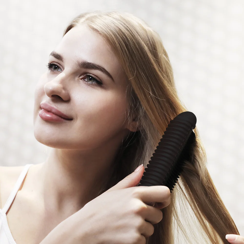 FMK PTC выпрямитель для волос электрическая Антистатическая керамическая щетка