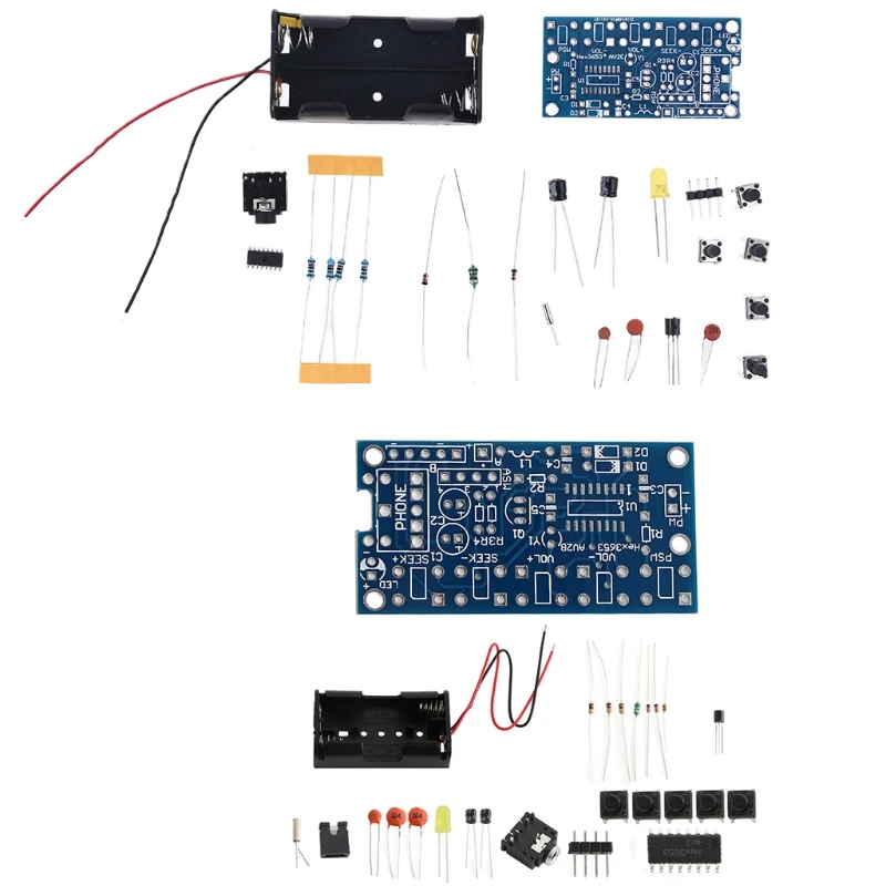 

Wireless Stereo FM Radio Receiver PCB Module DIY Electronic Kits 76MHz-108MHz W3JB