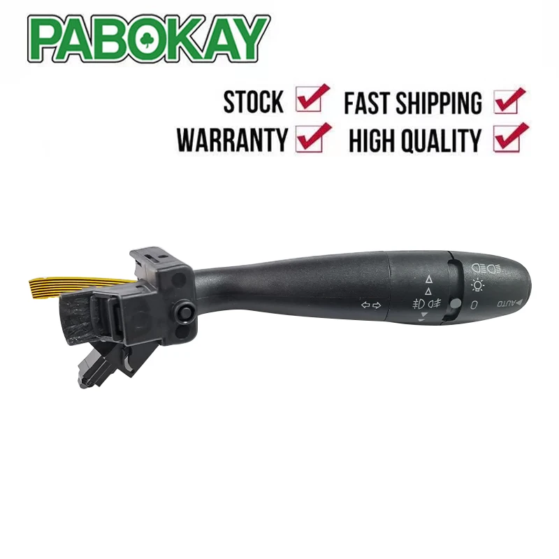 

Car Turn Signal Indicator Switch Steering with Auto 96477533XT For PEUGEOT 1007 206 207 307 406 407 807
