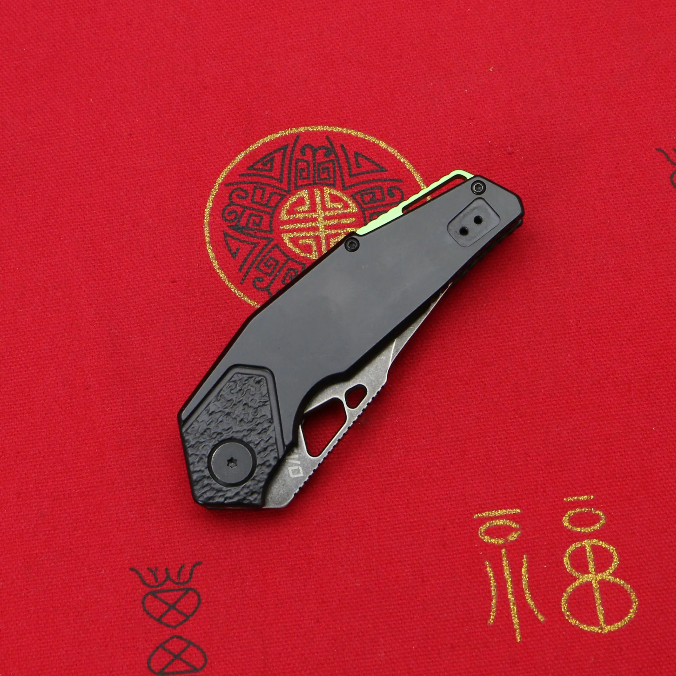 

OEM REVO Berserk 9cr13mov Stainless Steel Black Handle Foldable Knife Outdoor Camping Pocket Survival Hunting Kitchen EDC Tools