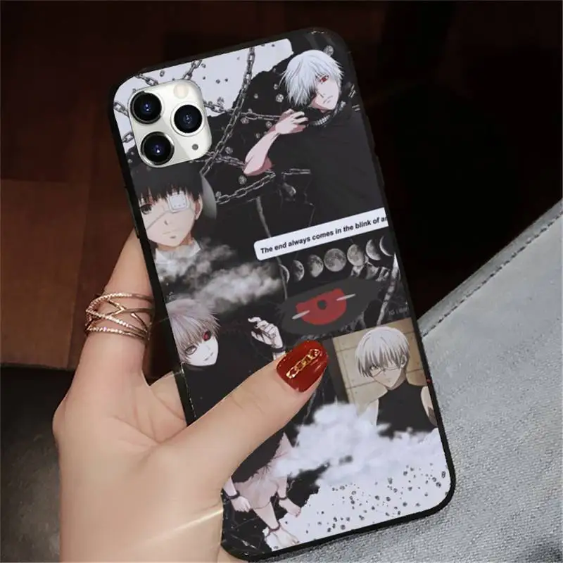 

Tokyo Ghouls Japan anime Phone Case for iPhone 11 12 mini pro XS MAX 8 7 6 6S Plus X 5S SE 2020 XR
