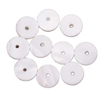 10 pcs 8mm round coin shell white mother of pearl accessories diy jewelry making beads for jewelry making diy