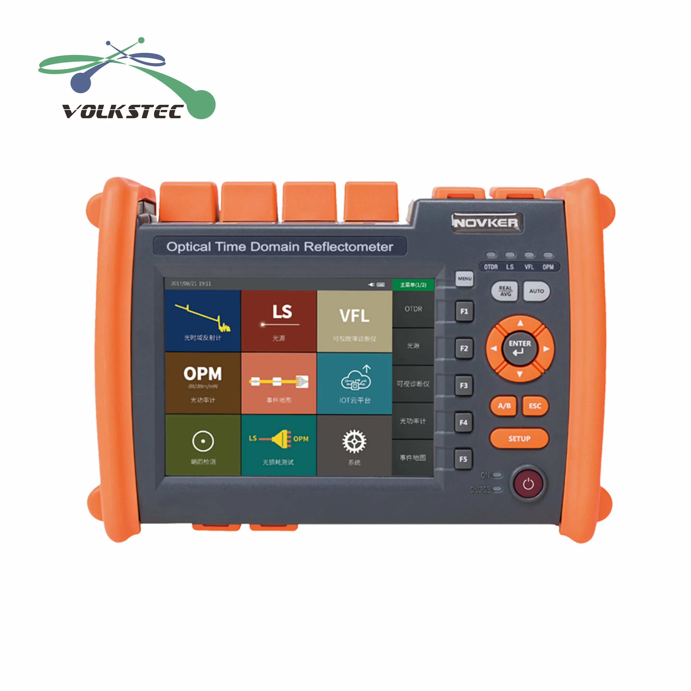 2022 NEW Fiber Optic OTDR NK-5600 Multi Functional Optical Time Domain Reflectometer 32/30dB With VFL OPM Light free shipping