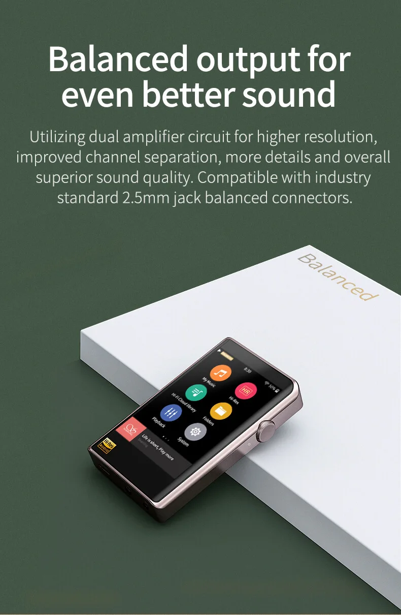 Shanling M2X AK4490EN DSD256 32 бит/384 кГц Bluetooth Hi-Res портативный музыкальный плеер сбалансированный