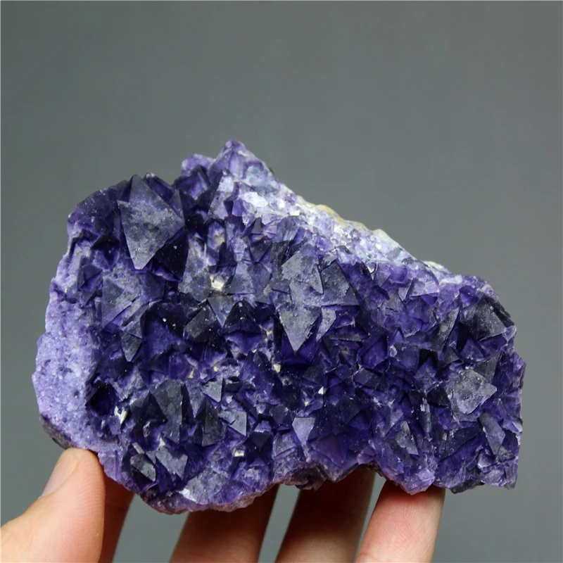 280 г натуральный редкий октаэдрон флюорит минеральные образцы камней и