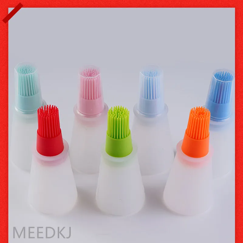 1 шт. силиконовая щетка для масла с крышкой | Дом и сад