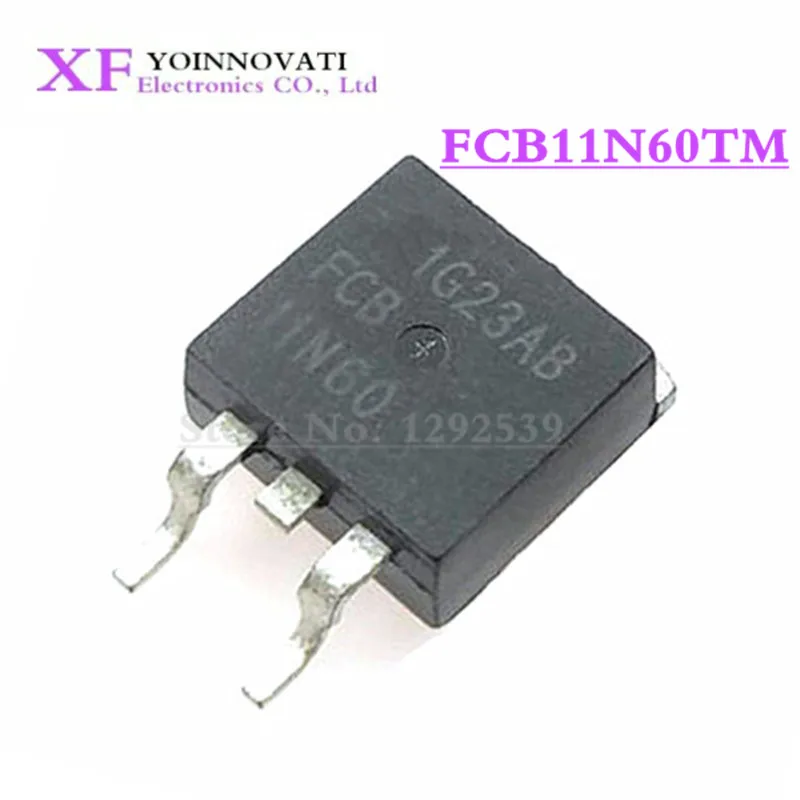 10 шт./лот FCB11N60TM FCB11N60 11N60 MOSFET N CH 600V 11A D2PAK 263 лучшее качество|n-ch mosfet| |