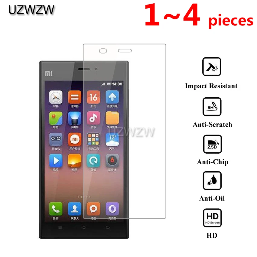 2.5D HD закаленное стекло для Xiaomi mi 3 mi 3 Защитная пленка для Xiaomi mi 3 стекло