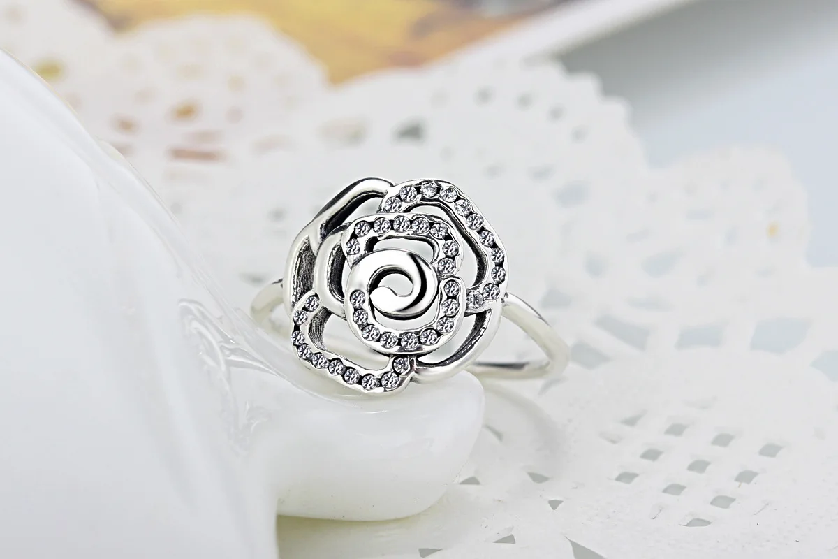 PR5 Silver Forever Clear Black круглый фианит для женщин ювелирные изделия рождественский