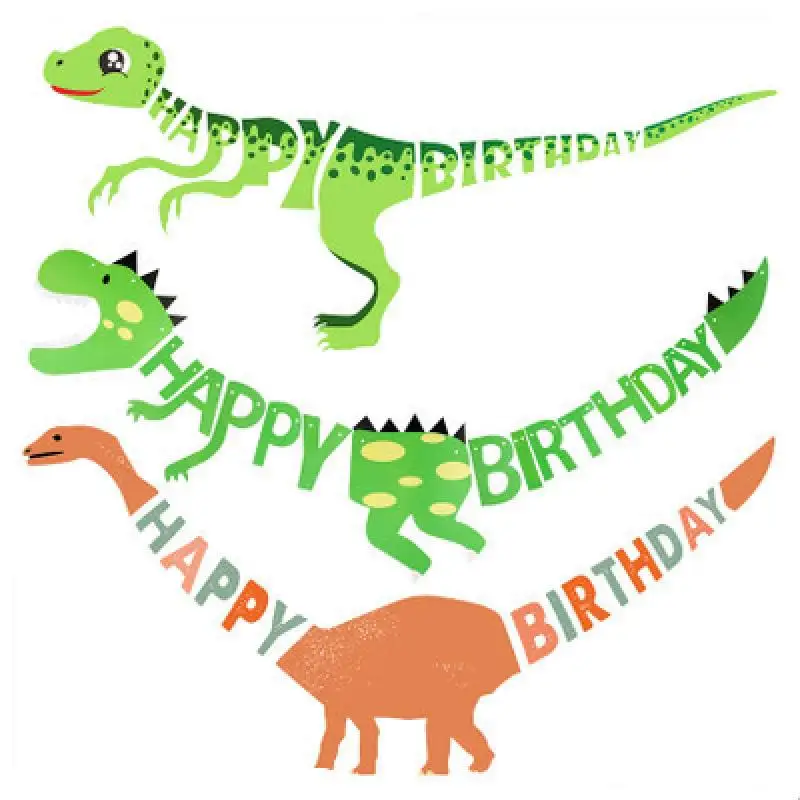 1 шт. костюм для празднования дня рождения баннер динозавр день письмо стиль