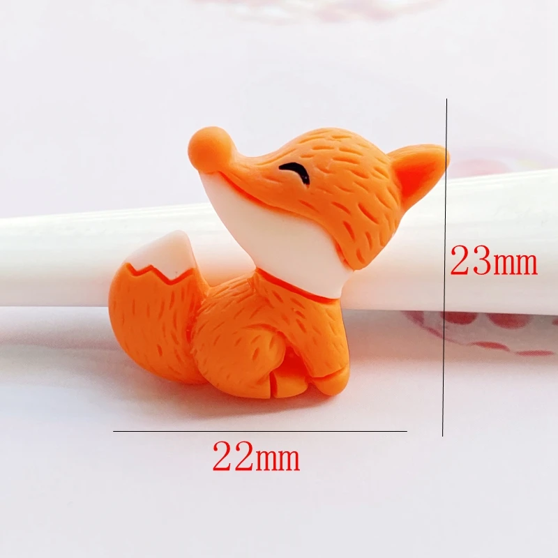 

10Pcs Cute Mixed Mini Cartoon Animal Flat Back Resin Cabochons Scrapbooking DIY Jewelry Craft Decoration Accessories H05