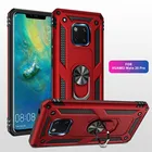 Для Huawei Mate 20 Pro Чехол Магнит автомобиля кольцо чехол-подставка чехол для смартфона Huawei Mate 20 Pro LYA-L09 LYA-L29 силиконовый бампер чехол на застежке