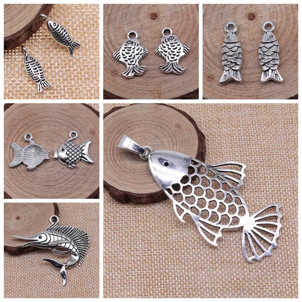 

Подвески для подвесок, Diy ювелирные аксессуары, подвески в виде рыбы