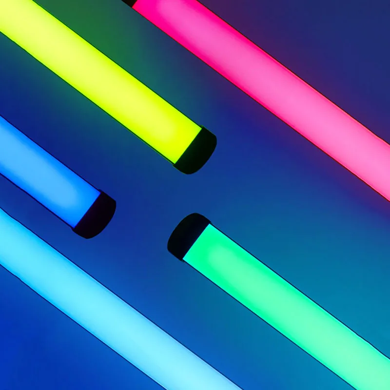 BEIYANG RGB Handheld LED Lights Wand 3100mAh Photography Lamp Stick Rechargeable Free Adjust Lighting 8FX Effects Lighting