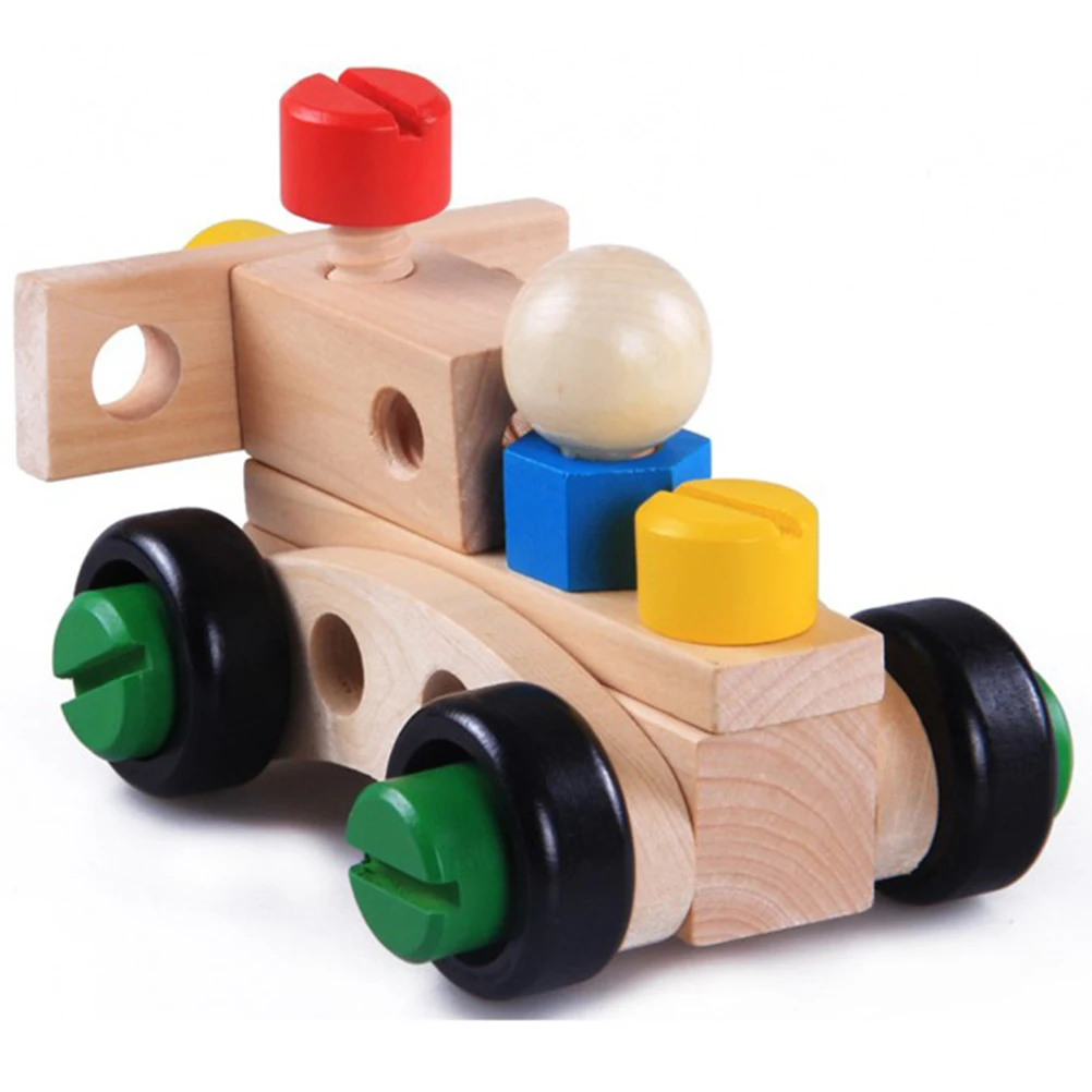 30 шт. набор деревянных и болтов строительные блоки гайки болты Набор