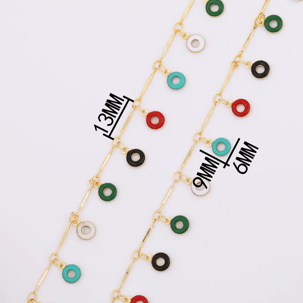 

HAOSAW 1M/Lot Necklace Accessories/Copper Chain/Oil Drop/Hand Made/Multi shape/DIY Bracelets Making/Jewelry Findings Components