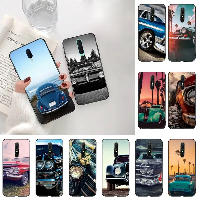 

YJZFDYRM Classic Vintage Old Retro Car Luxury Unique Phone Cover For Oppo A5 A9 2020 Reno2 z Renoace 3pro Realme5Pro