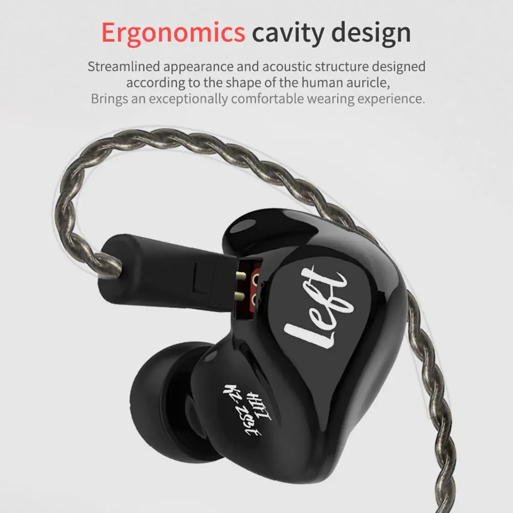 Плотным верхним ворсом KZ ZS3E наушники 1DD динамический внутриканальные мониторы