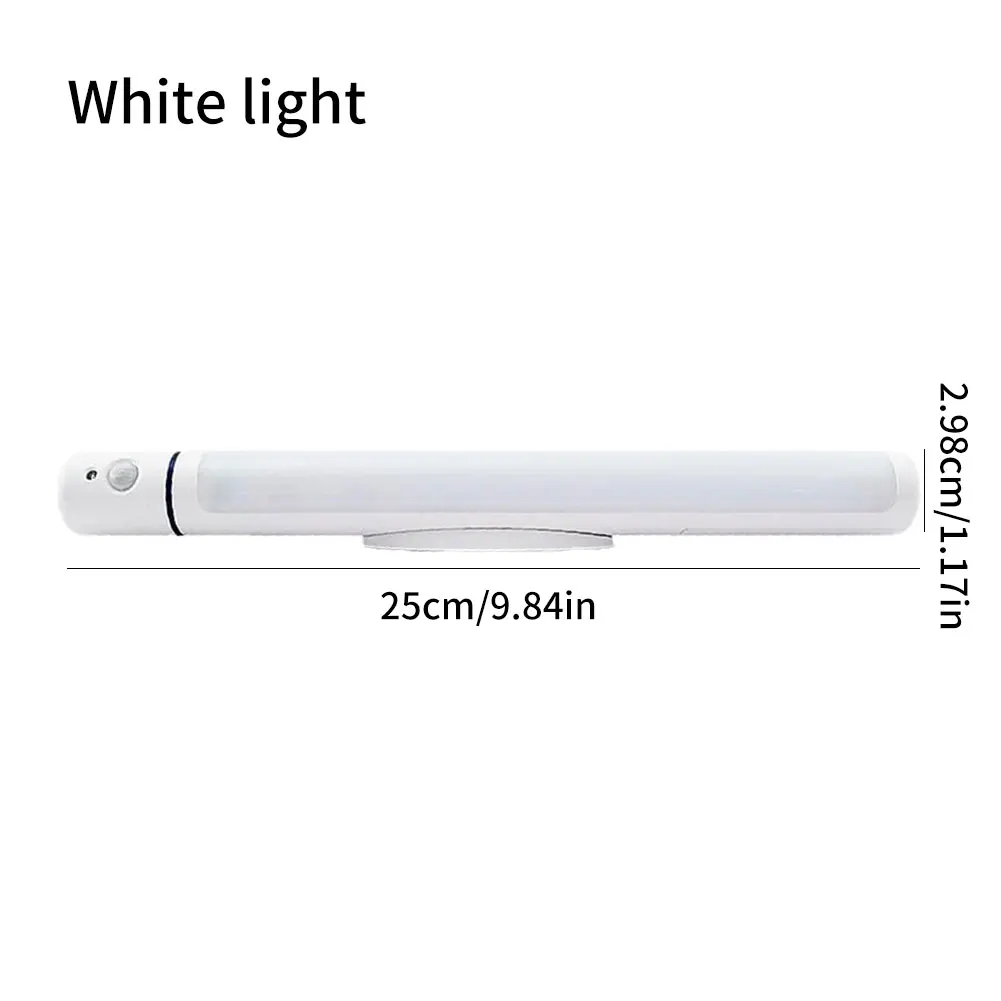 

LED Cabinet Light Portable Dimmable Rotating Night Lightening Stick-on Motion Sensor Wardrobe Light with Magnetic Strip