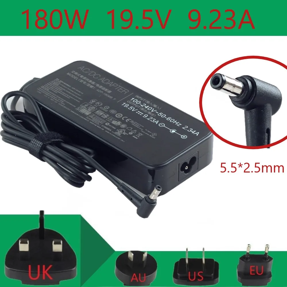 180W ноутбук с алюминиевым корпусом блок питания 19 5 V 9.23A 5*2 мм адаптер переменного