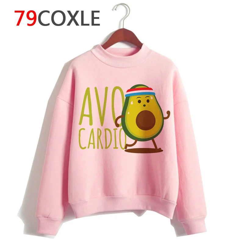Женская толстовка авокадо Kawaii Harajuku Новая Осенняя Толстовка Ullzang 90 х Симпатичная