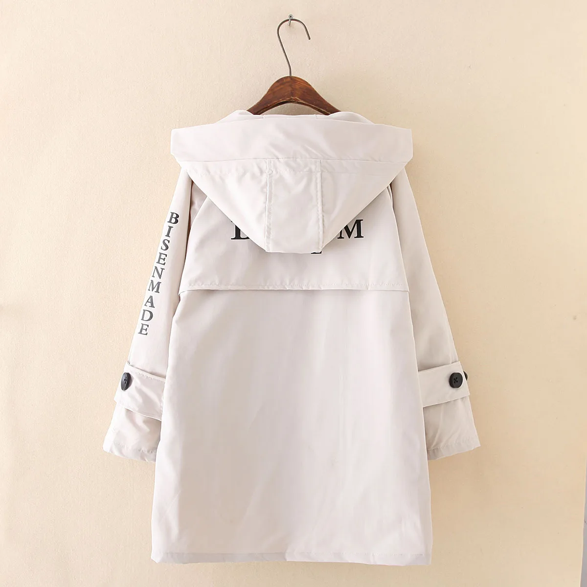 Женский весенний тренчкот с капюшоном дамские пальто женская верхняя одежда