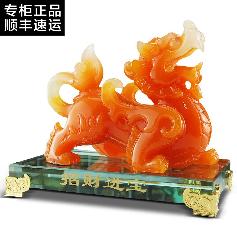 

STAND BRAVE ORNAMENTS TOWN HOUSE FROM EVIL SPIRITS TUBA ONE PAIR OF OPENING GIFTS HOME DECORATIONS LIVING ROOM FENG SHUI ORNAMEN