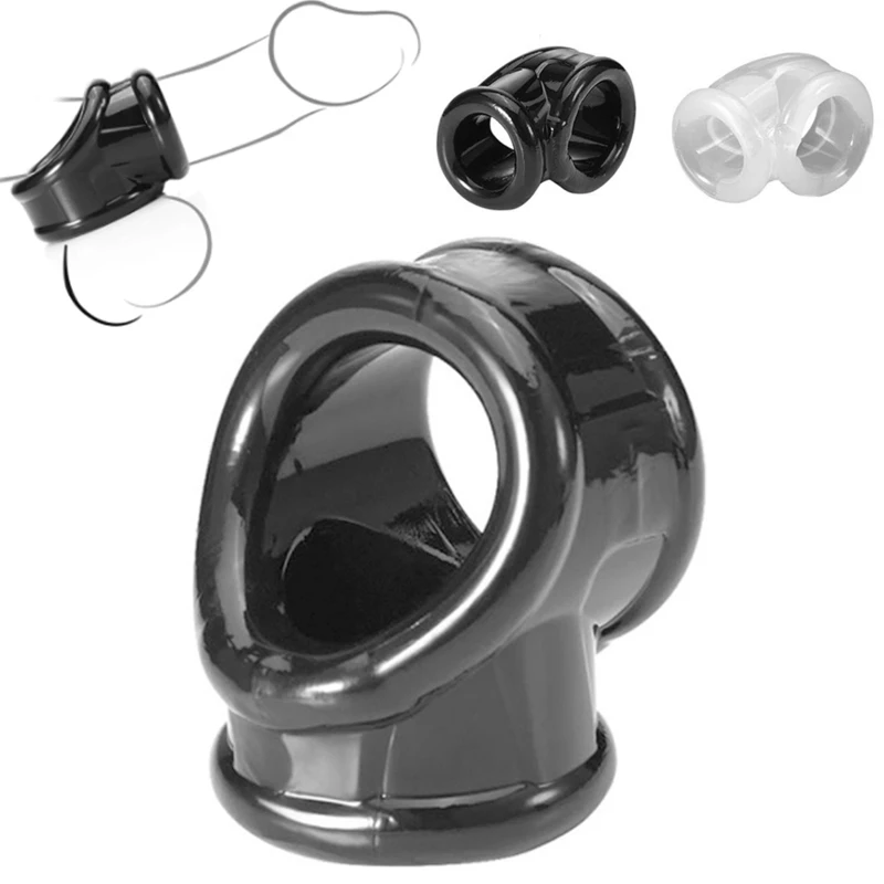 2 цвета петух кольца пенис Мошонка Связывание целомудренность клетка для пениса