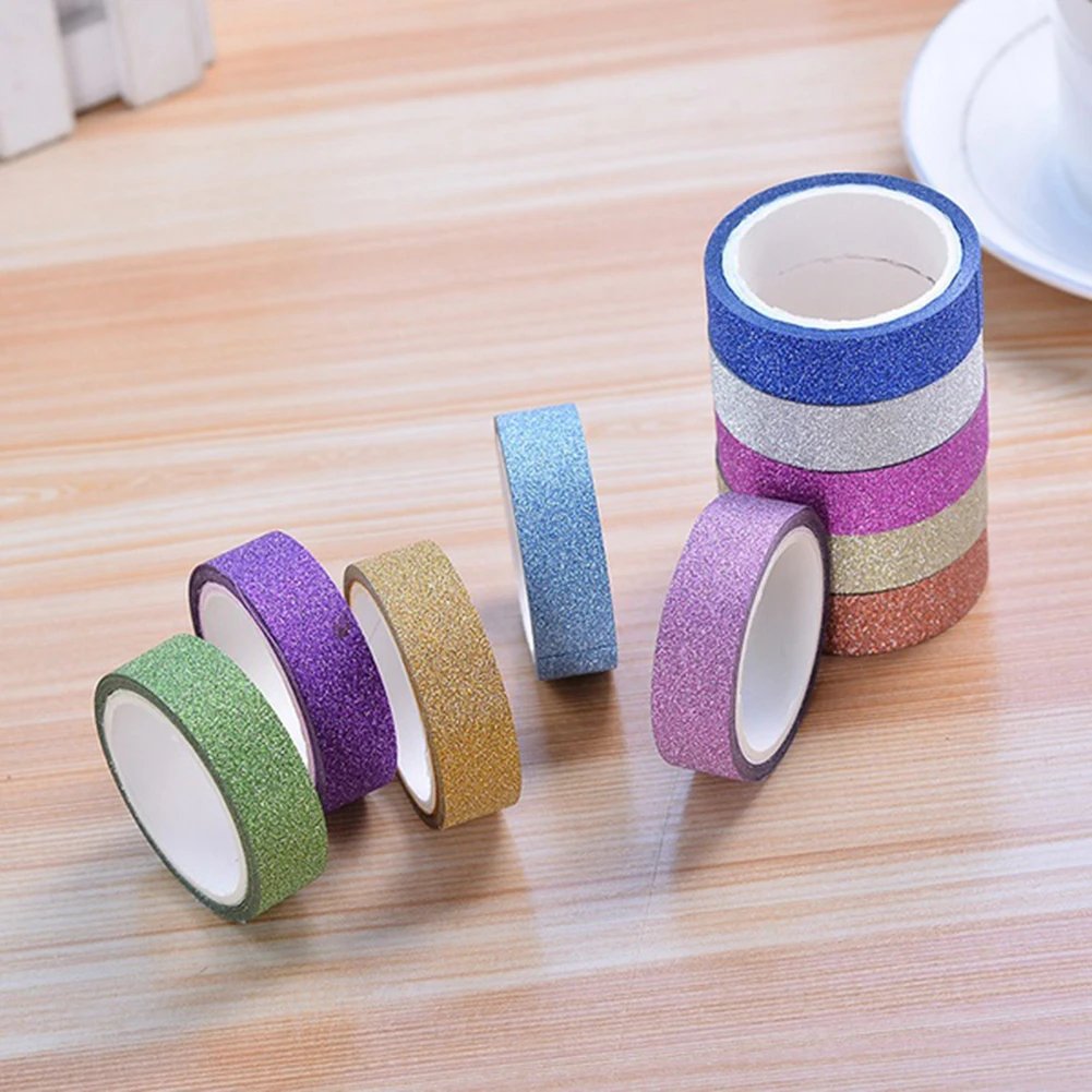 10 шт. бумажная клейкая лента Washi Стикеры для рукоделия стикеры 1 5 см x 3