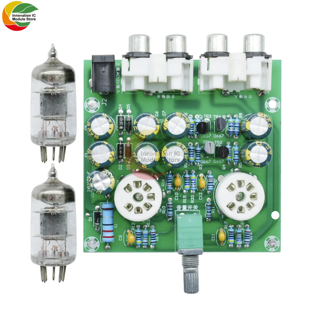 Трубчатый предусилитель Fever 6J2 Стерео плата предусилителя для наушников клапан