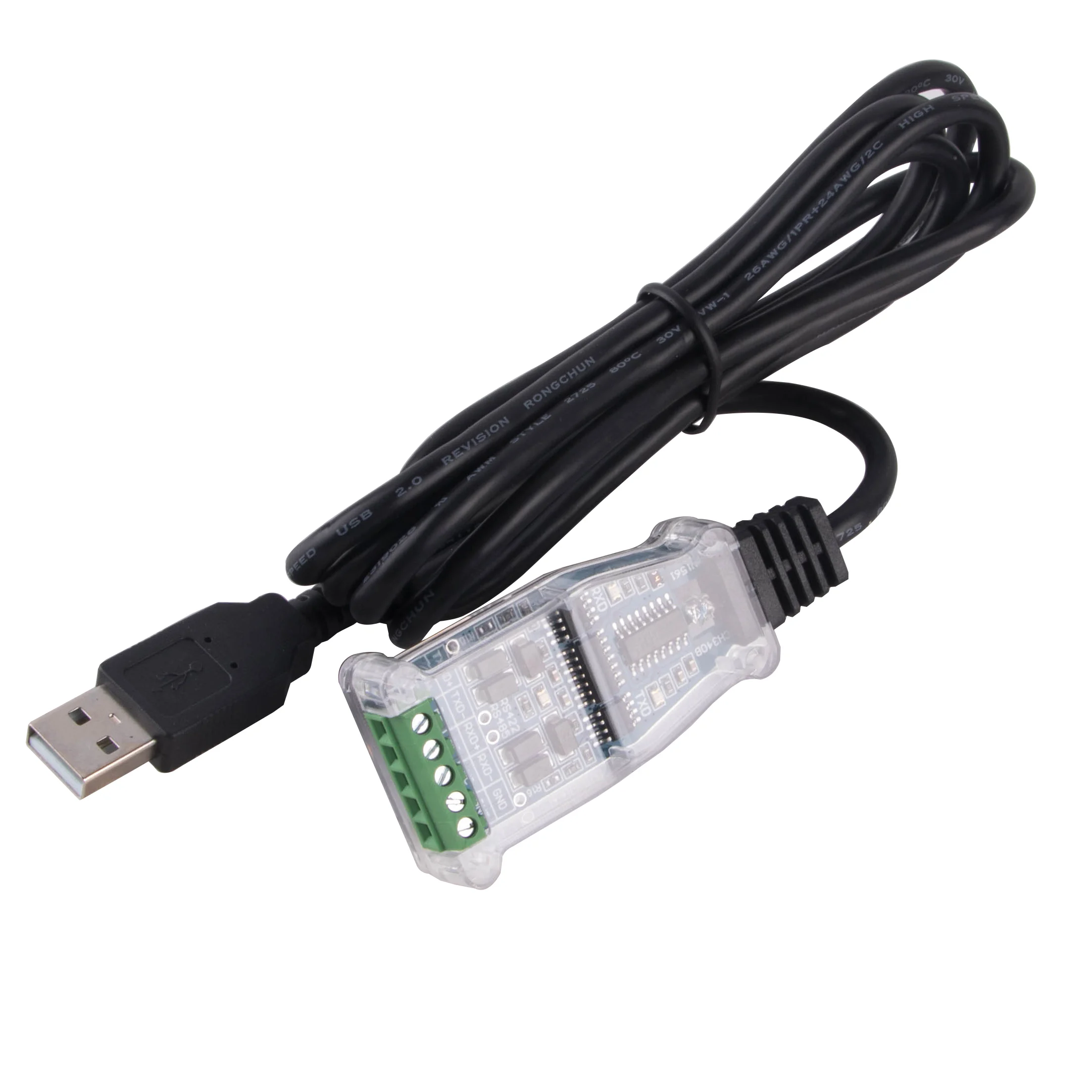 

FTDI USB to RS422 RS485 Serial Adapter Converter 6Pin Terminal Block Communication Cable
