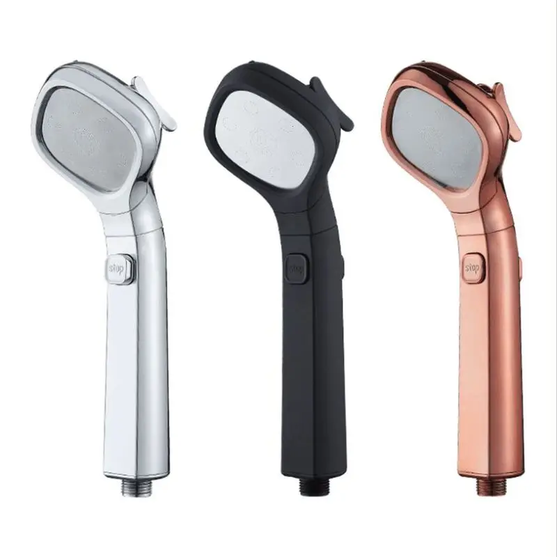 Ручной распылитель для душа высокого давления 4 настройки с переключателем