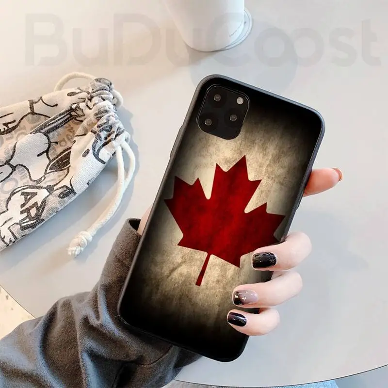 canadian flag soft phone case capa for iphone 11 7 case for iphone 11 pro max x xs xr xs max 8 7 6s plus 5 se case free global shipping