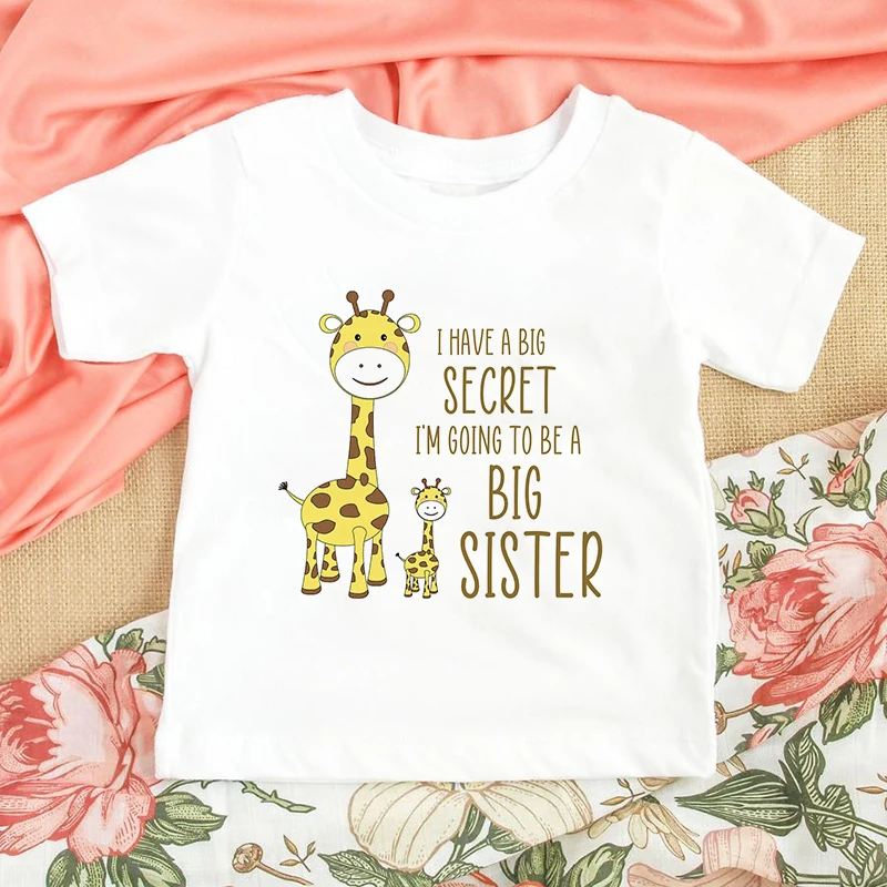 Camiseta de I'm Being Promoted To Big Sister para ni&ntilde;os, camisa para ni&ntilde;os peque&ntilde;os, Top 2022, anuncio de beb&eacute;, ropa para ni&ntilde;os-5