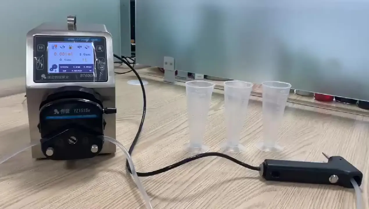 

Chuangrui Peristaltic Pump Filling Handle Dispenser