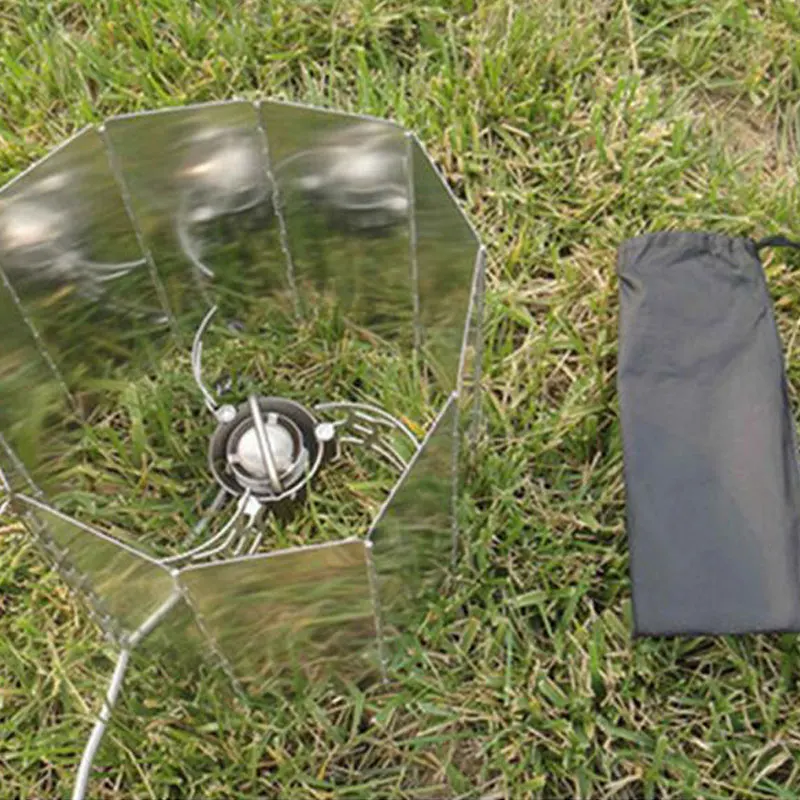 

8 Plates Foldable Windshield Outdoor Camping Cooker BBQ Gas Stove Wind Shield Screen Picnic Wind Screen