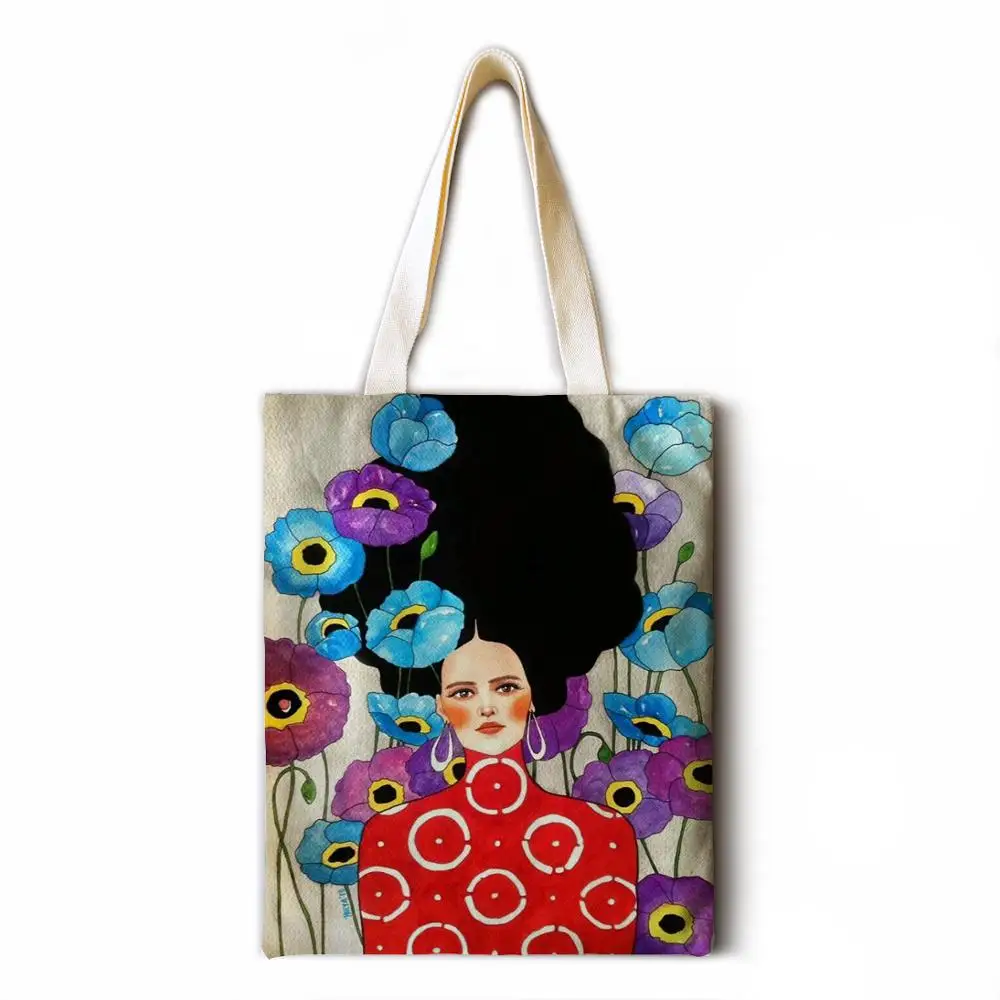 Beauty's dream женская сумка для отдыха на одно плечо хозяйственная из хлопка и льна с